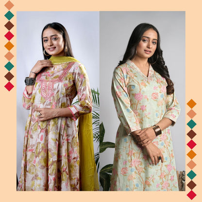 Kurta Set Combo 2 - Ekisha