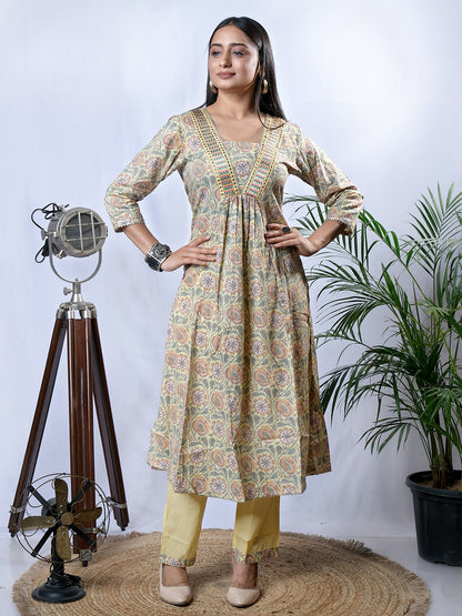 kurta and pant set, another front view